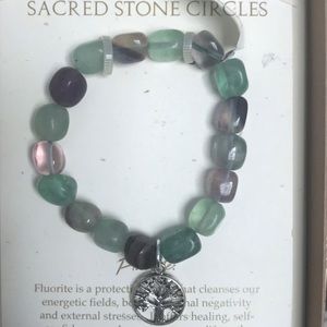 Beautiful fluorite stone bracelet